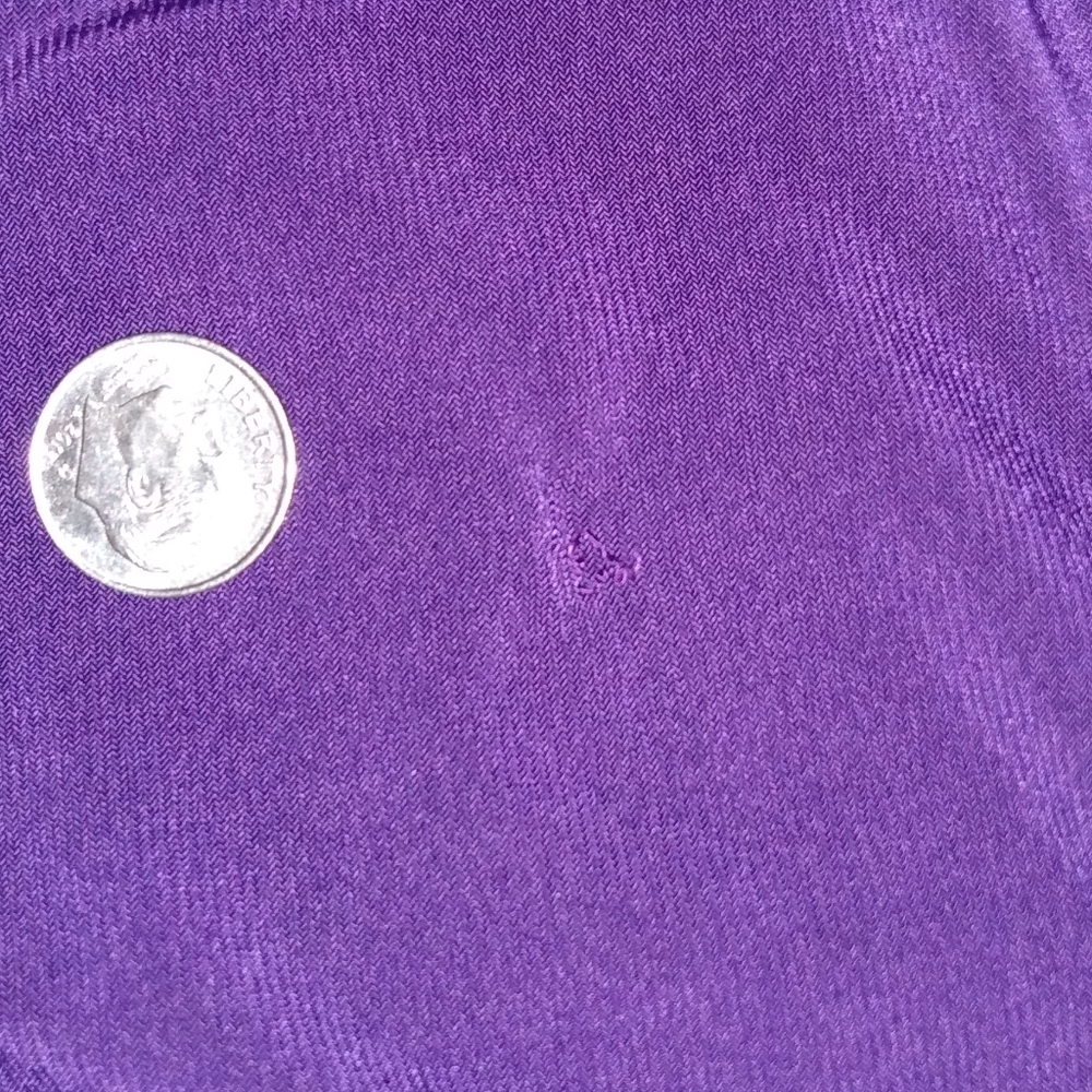 VGUC Pinup Couture Monica Purple Wiggle Dress No Zip S - Picture 4 of 5